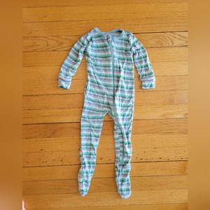 Kickee Pants Footed Pajamas - Stripe 12-18 months